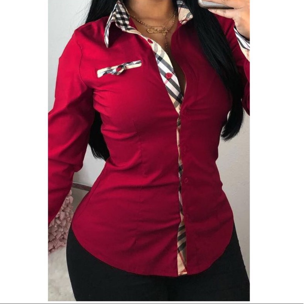 Long sleeve button up shirt